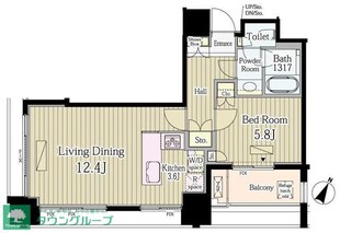 富ヶ谷スプリングスの物件間取画像